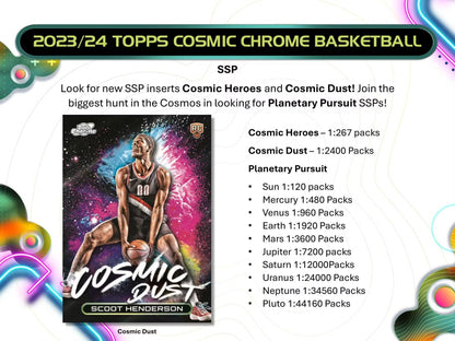 2023-24 Topps Cosmic Chrome Basketball Hobby Box