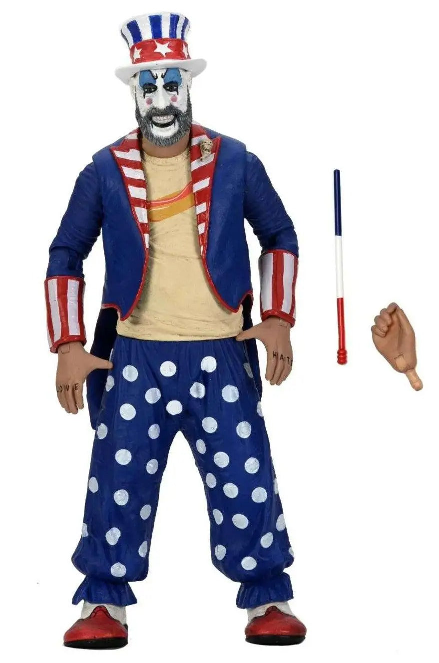 NECA House of 1000 Corpses Rob Zombie's Captain Spaulding (Tailcoat) Action Figure [20th Anniversary]