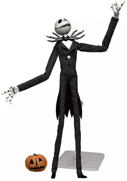 NECA Nightmare Before Christmas Jack Skellington Action Figure [with Pumpkin, Includes Plastic Armature]