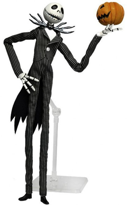 NECA Nightmare Before Christmas Jack Skellington Action Figure [with Pumpkin, Includes Plastic Armature]