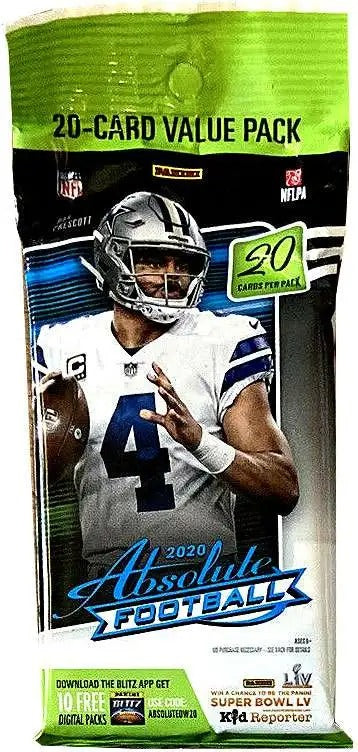 2020 Panini Absolute Football Value Pack