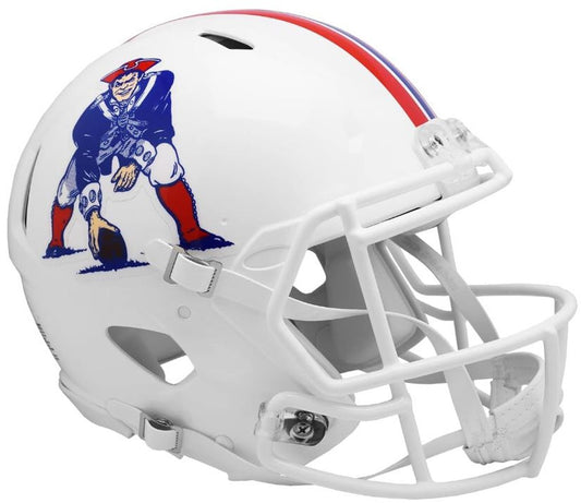 New England Patriots (1982-89) Riddell Speed Throwback Mini Helmet