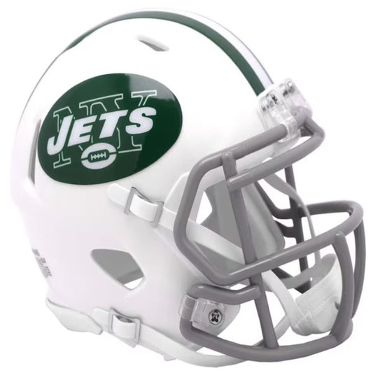 New York Jets Classic (2024) Alternate Riddell Speed Mini Helmet