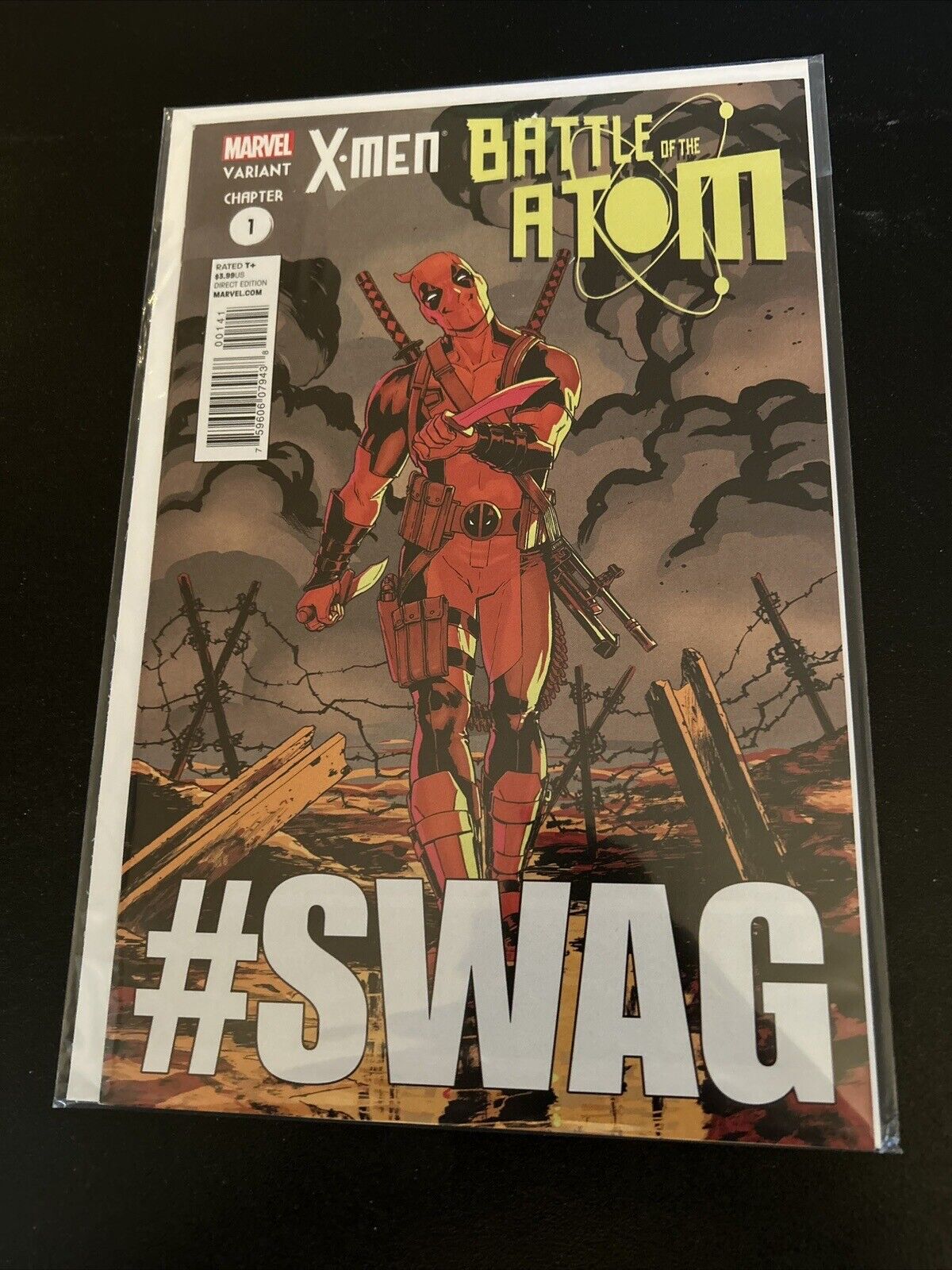 X-Men: Battle Of The Atom #1 (2013) Deadpool #SWAG Variant NM