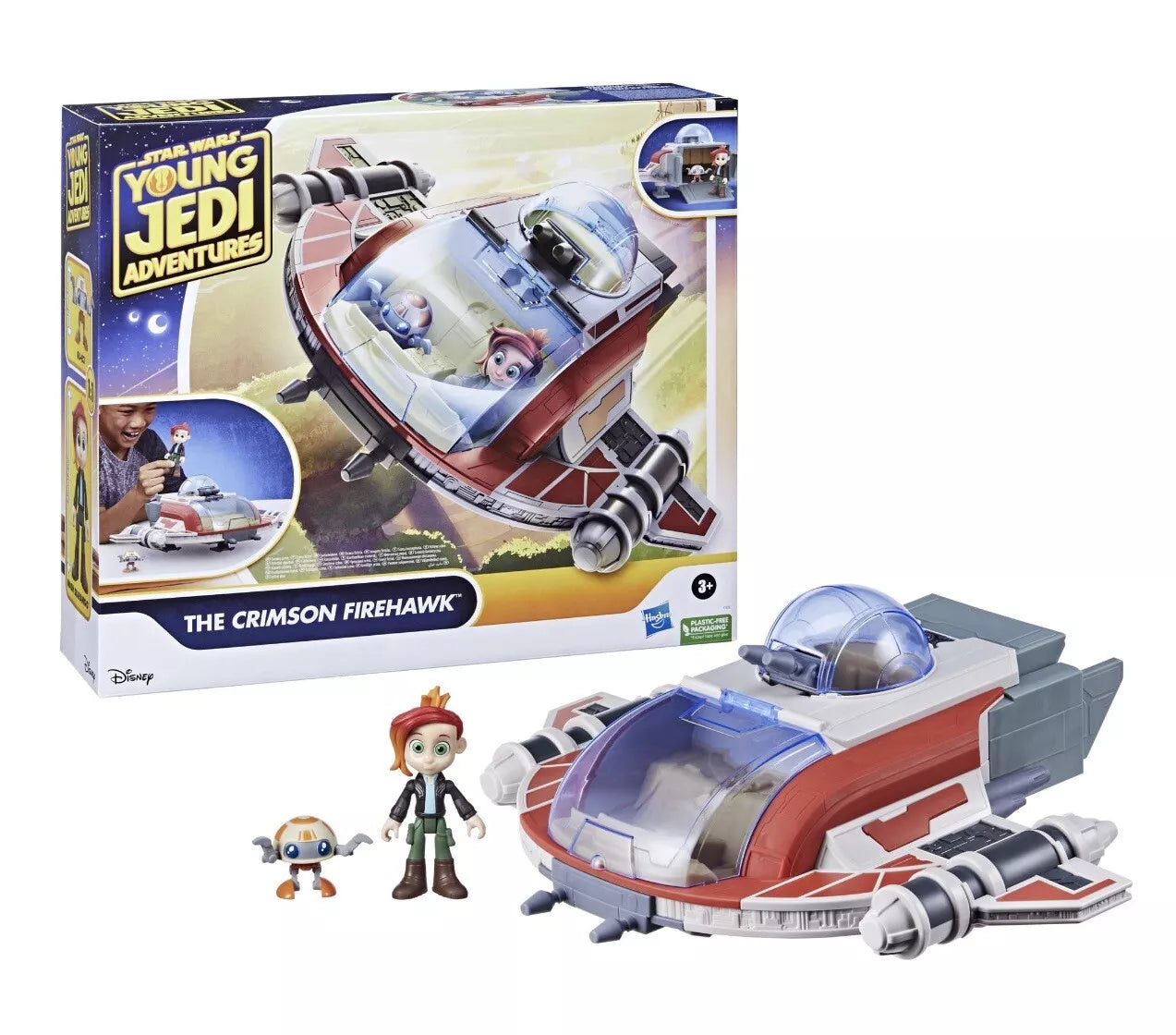 Star Wars Team Transport - Young Jedi Adventures - The Crimson Firehawk