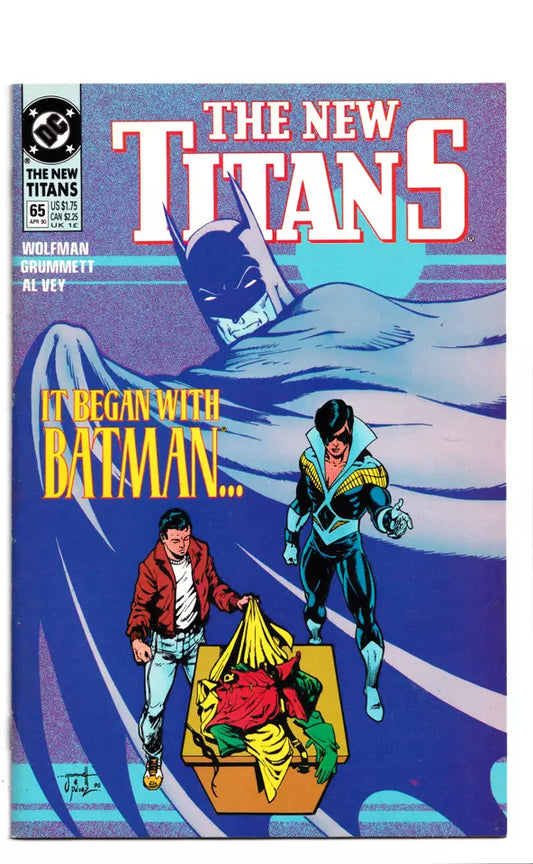 The New Titans #65 (1990) VF