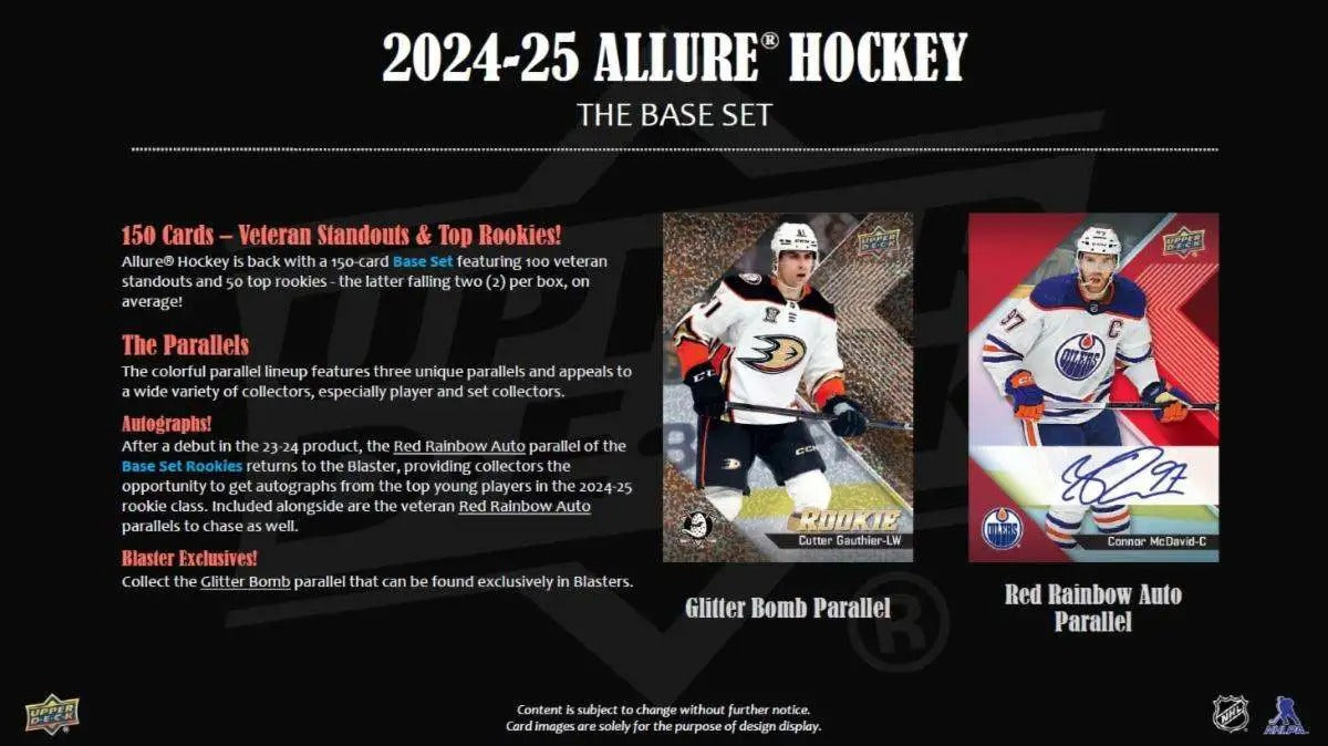 2024-25 Upper Deck Allure NHL Hockey Blaster