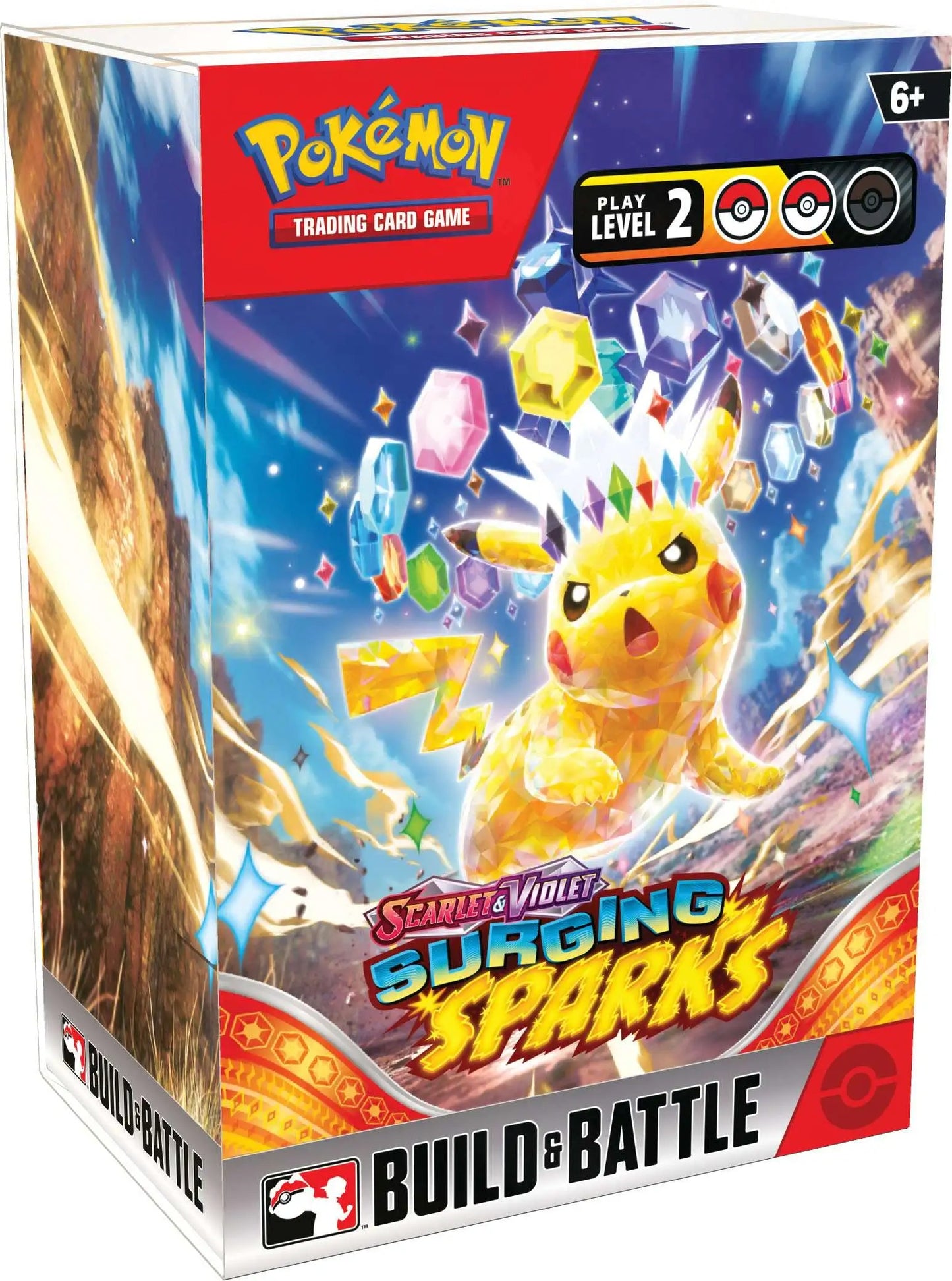 Pokemon Scarlet & Violet Surging Sparks Build & Battle Box