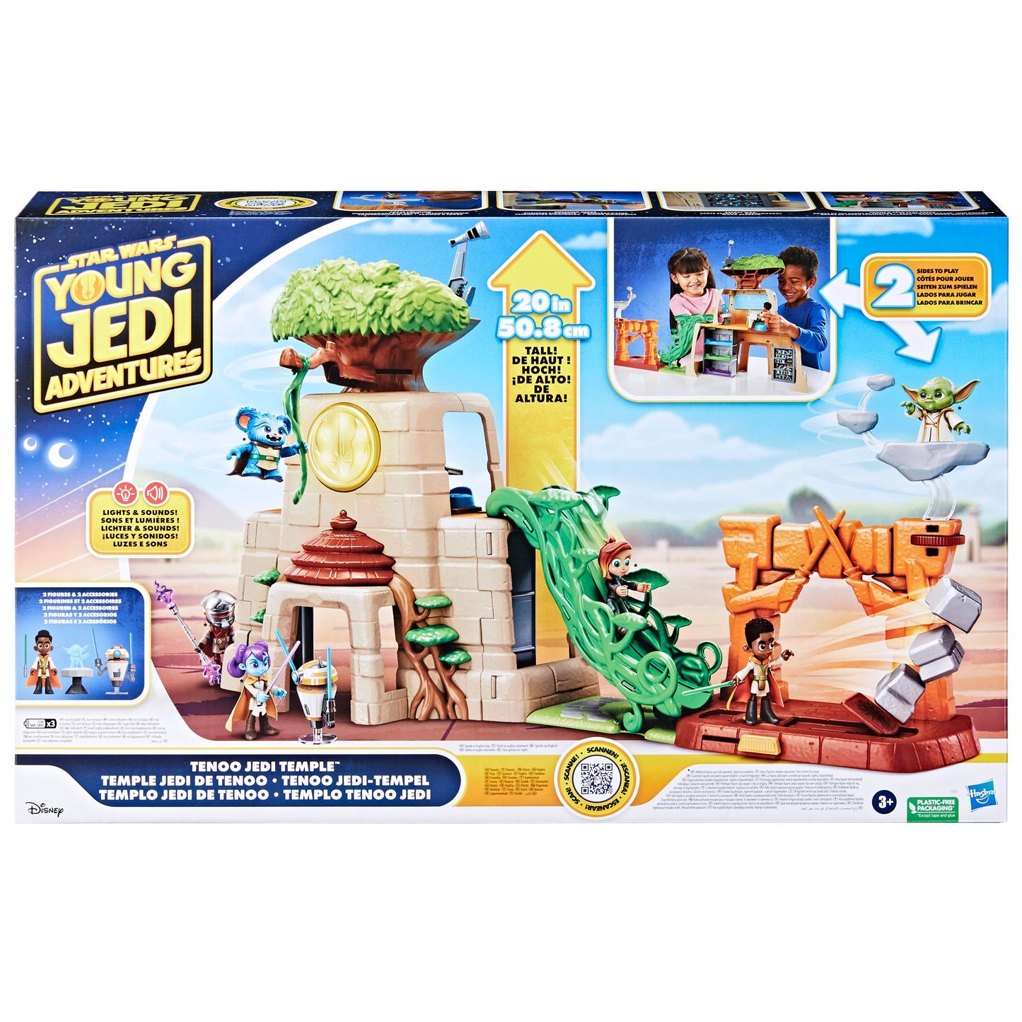 Star Wars Young Jedi Adventures - Tenoo Jedi Temple Playset