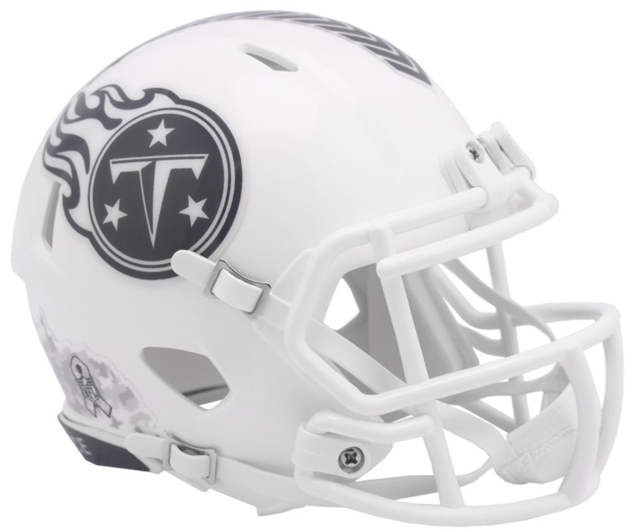 Tennessee Titans 2024 NFL Salute to Service Riddell Speed Mini Helmet