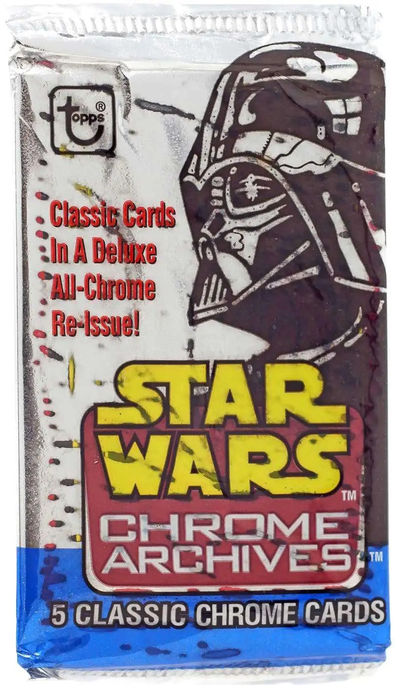 Star Wars Topps Chrome Archives Trading Card Hobby Pack