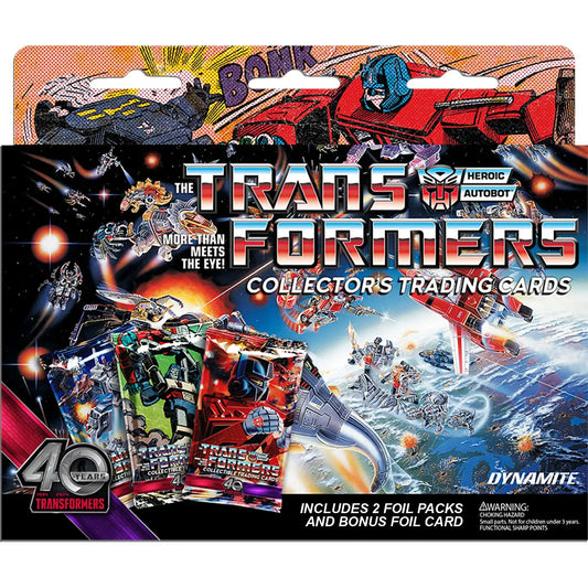 Transformers 40th Anniversary Trading Card Hanger Box