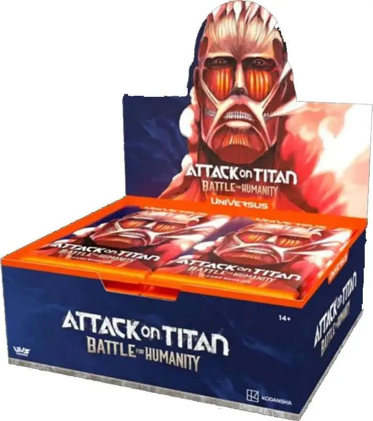 Universus CCG Attack on Titan Battle for Humanity Booster Box [24 Packs]