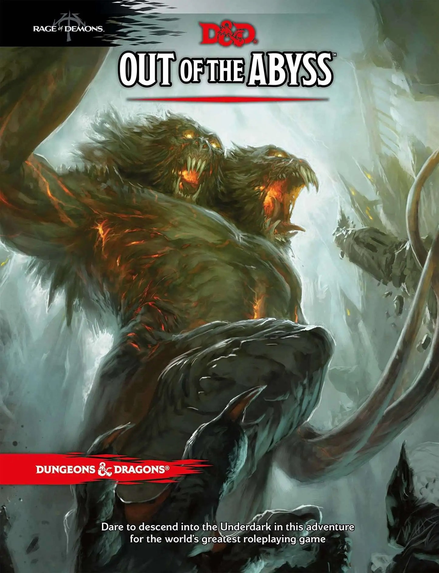 Dungeons & Dragons 5th Edition Out of the Abyss Hardcover Roleplaying Adventure