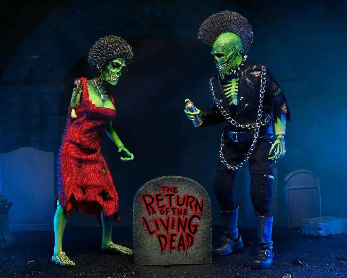 NECA Return of the Living Dead Zombies "Trash" & "Suicide" Clothed Action Figure 2-Pack